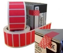 Quality Non Residue Void Sticker Label , Single Sided Tamper Proof Labels wholesale