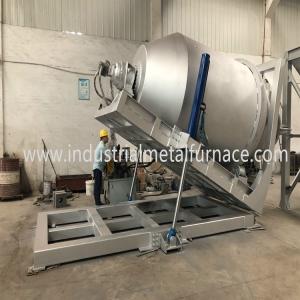 Quality 4000KG Natural Gas Industrial Copper Metal Melting Furnace Rotary Furnace wholesale