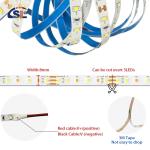 180leds 10mm High Brightness 110v220v 3000K IP67 Waterproof SMD2835 Led Strip