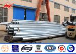 Galvanized Steel Electrical Utility Poles Outdoor 11.9m 940dan