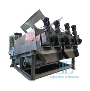 China Screw Press Dewatering Machine for Sewage Sludge Treatment on sale