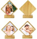 Modern magnetic Bamboo Wooden Photo Frame For Sublimation Printing DIY