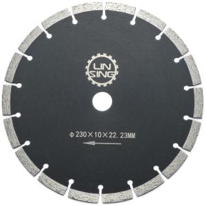 Quality 9&quot; 230mm Laser Segmented Diamond Cutting Disc for Granite Marble Concrete Ceramic Tile wholesale