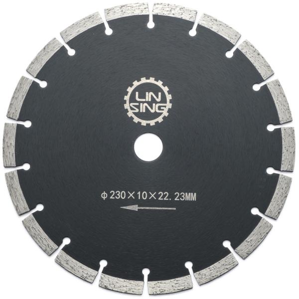 9" 230mm Laser Segmented Diamond Cutting Disc for Granite Marble Concrete