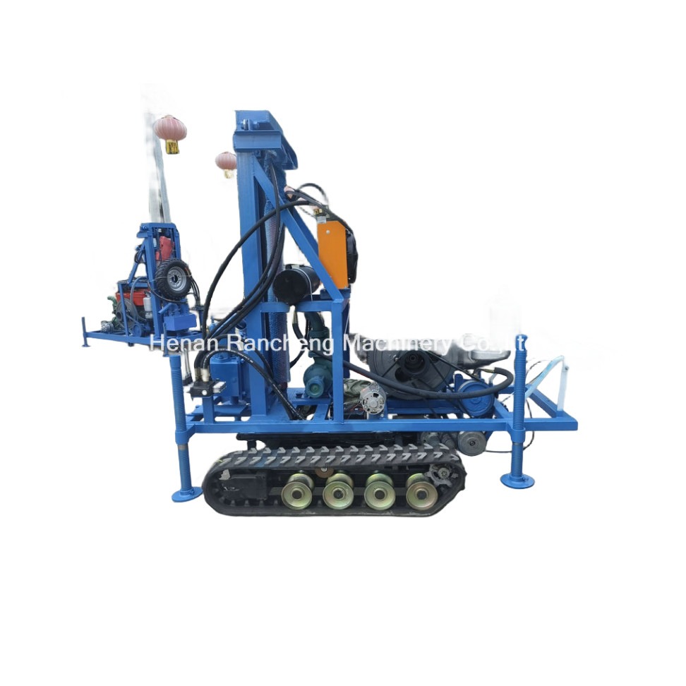 450mm Diameter Rubber Crawler Water Drilling Rig For 150m Depth Efficiency
