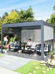 Louvered Roof Outdoor Pergola Aluminum Gazebo Motorized Louvered Roof Bioclimati