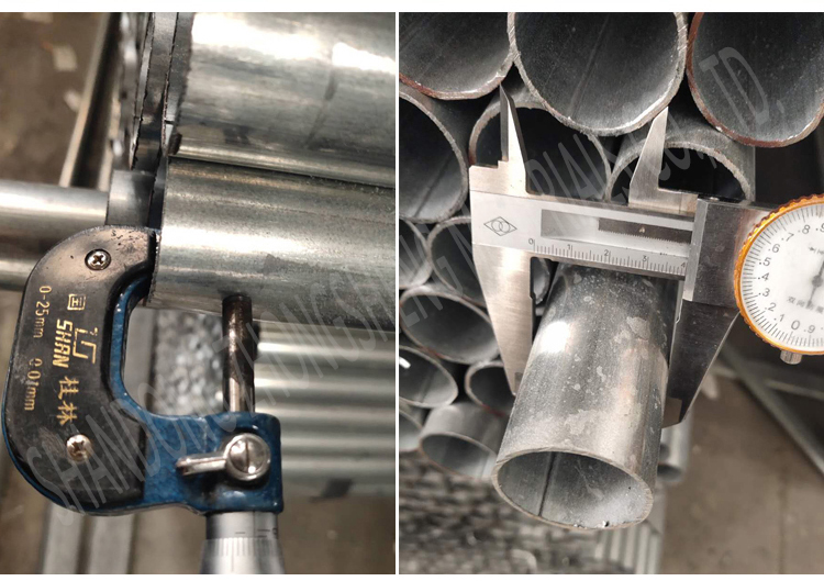 EMT Pipe Hot Dip Galvanized Mild Steel Welded Pipes ASTM DN350 DN50 1 inch 1.5 inch For Construction GI Steel Pipe