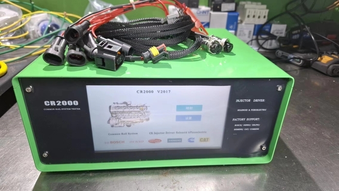 CR-2000 High Pressure Solenoid Valve Pizeo Electric Injector Control Box Tester Diagnostic Tool
