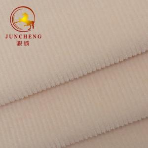 Quality 2018 autumn Fashion Ready Goods Stripe Velvet Design for Cloth wholesale