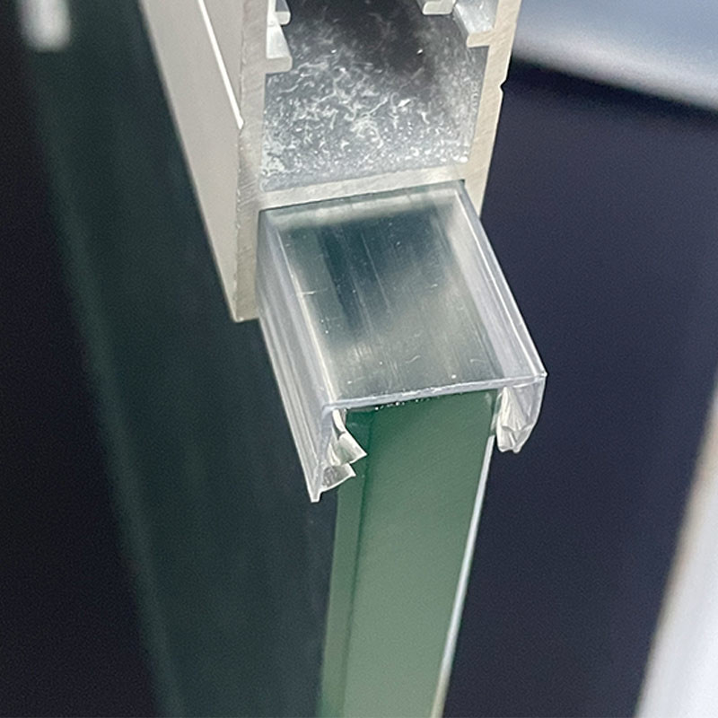 Co Extruded PVC Weather Stripping 10mm Glass Door Strip waterproof