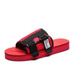 Fashion Breathable Mens Sports Slippers Adjustable Closure Free Sample