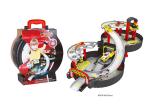 24 " Portable Kids Toy Vehicles Parking Garage With Assembly Track 2 Cars