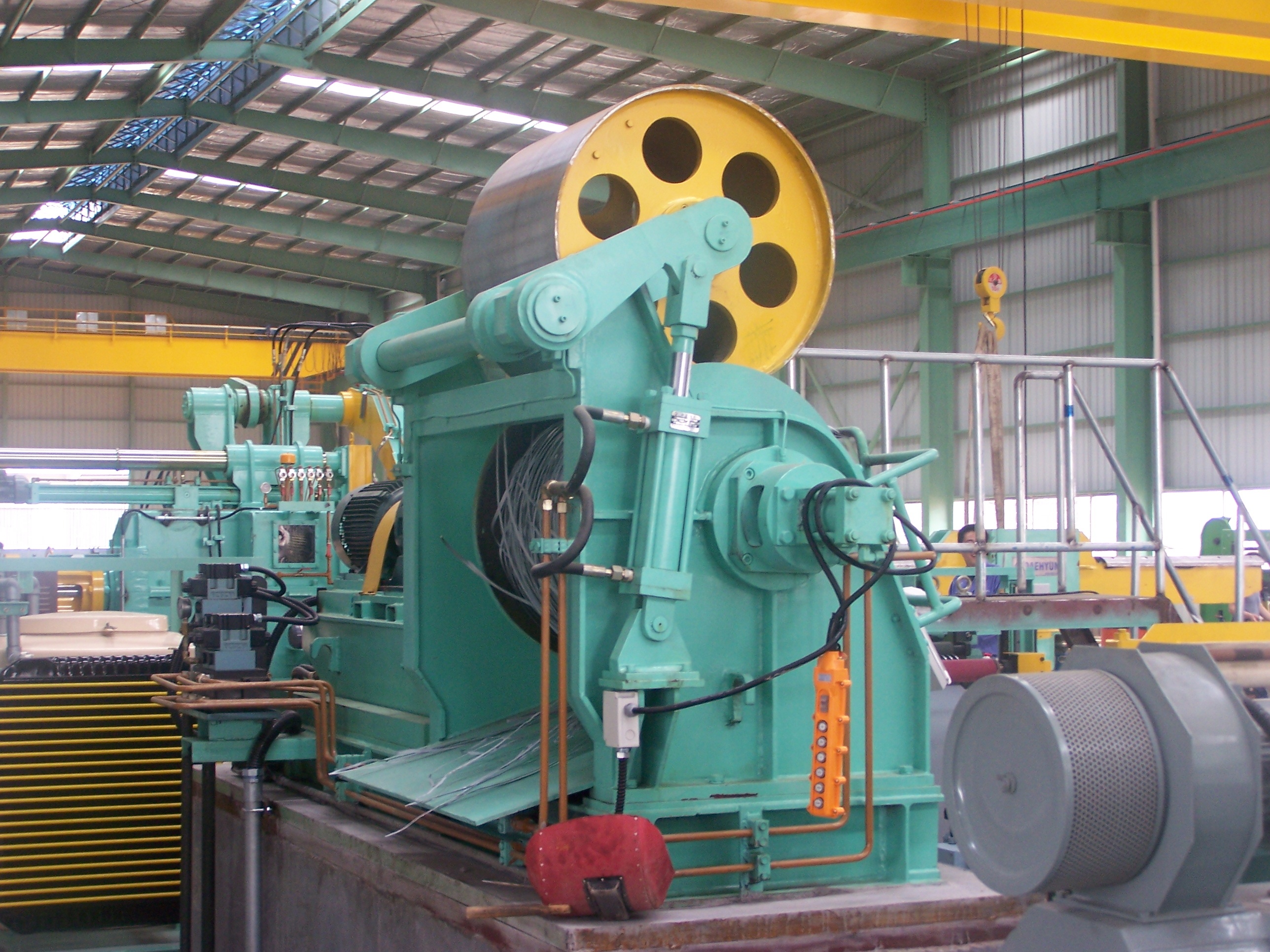 Steel Plate Coil Sheet Machine with Pump Core Components and Video Outgoing-Inspection