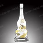 700ml Twisted Vodka Glass Bottle With Bright Closure
