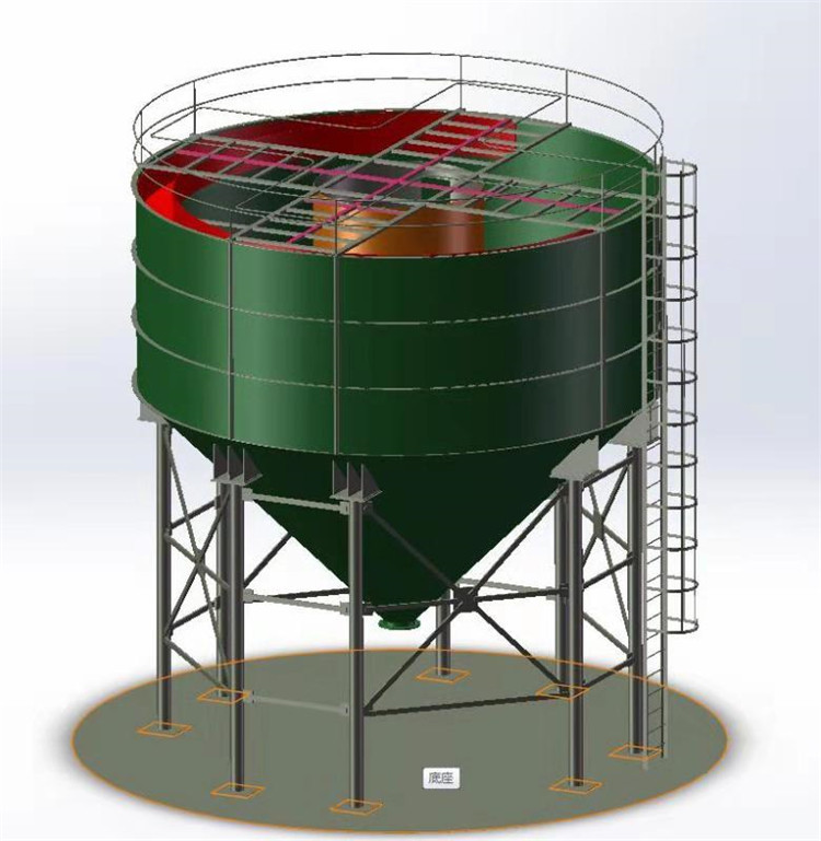 Clear Water Overflow Thickener Machine Solid Liquid Separation Low Maintain