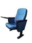 Textile Fabric Cover Auditorium Chairs , Memorial Stadium Seating Blue Color
