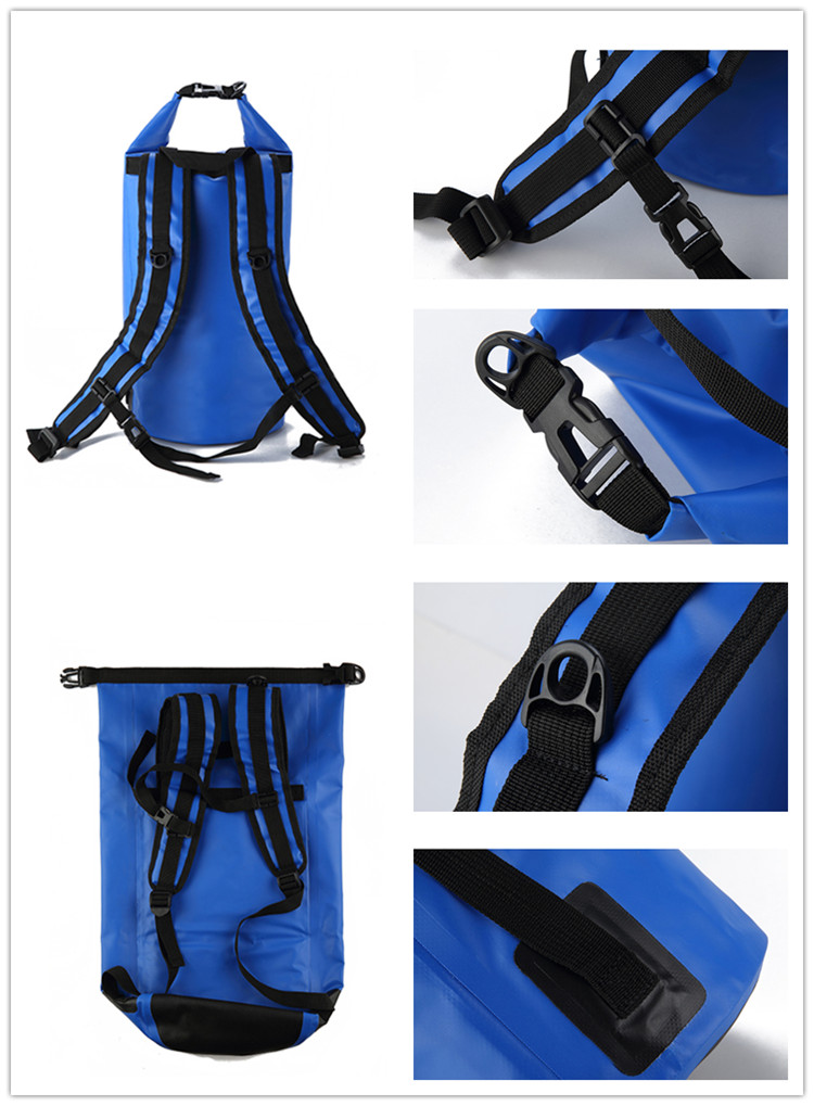 52*15*25cm PVC Dry Bag Triathlon Accessories Foldable Backpack