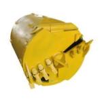Soil Rotary Drilling Bucket , Boring Bucket Including Single Bottom Design