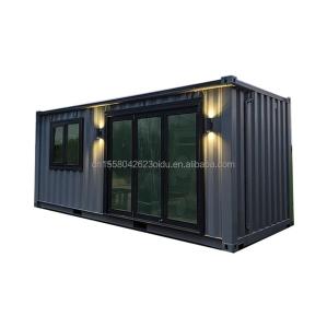 Quality Outdoor Wooden Mobile Living Container House Expandable Prefabricated House in Steel Sandwich Panel for EU 20FT 40FT wholesale