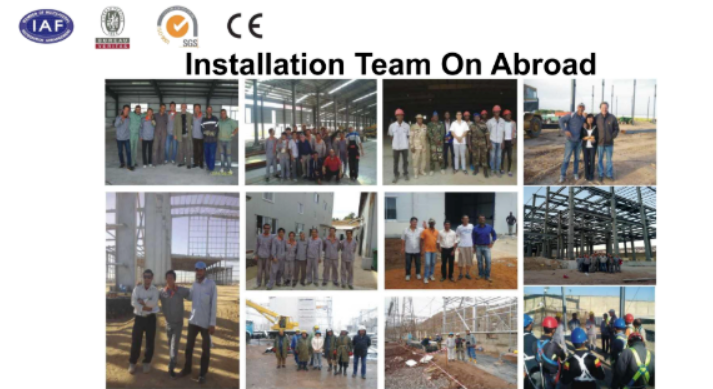 Food Chemical Industry Prefabricated Warehouse Building Customizable