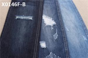 Quality 9.1 Oz Dark Blue Desizing 100 Cotton Denim Fabric For Boy Friend Style Jeans wholesale