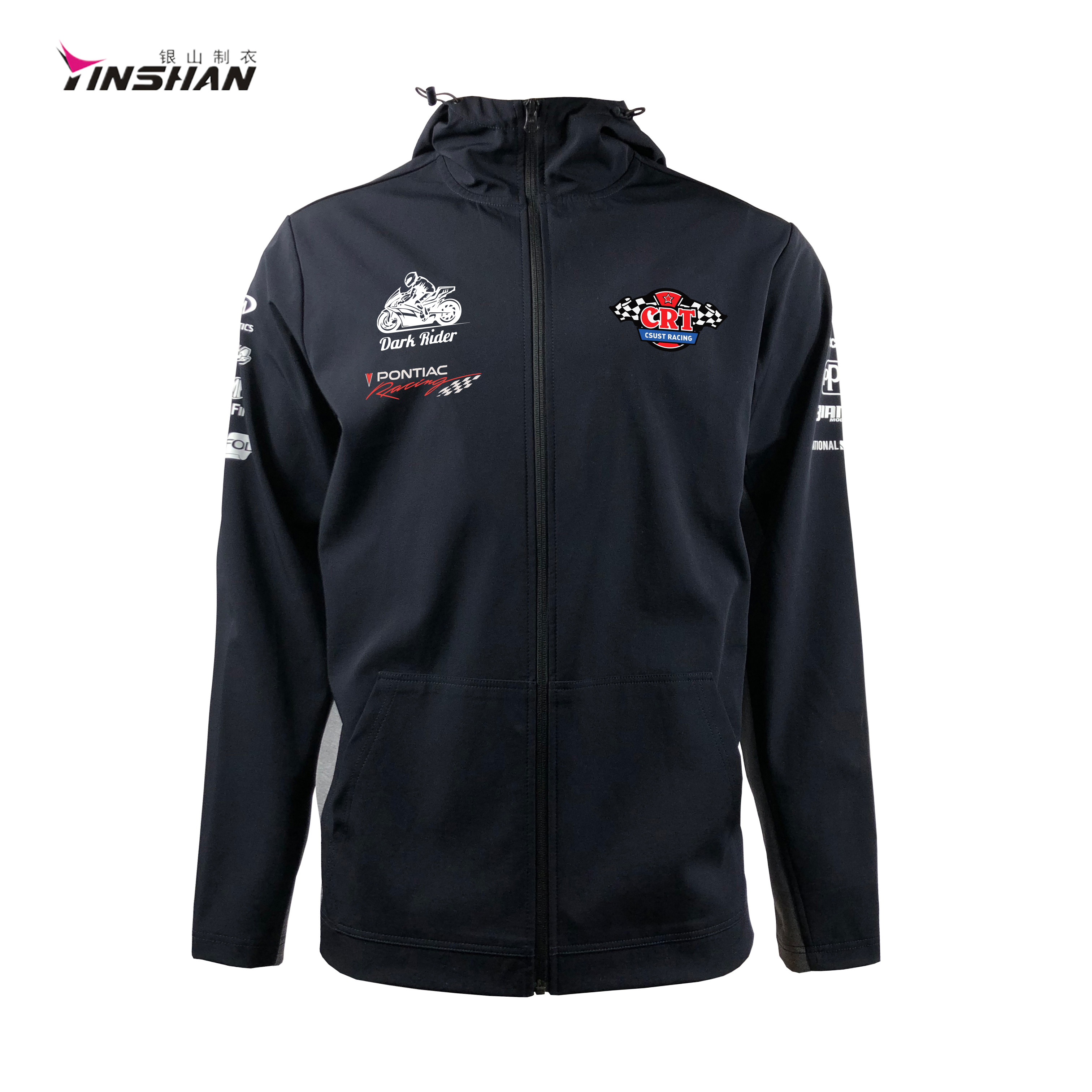 Customize Logo Acceptable Guaranteed Sportswear for Motorsport Soft Shell Jacket