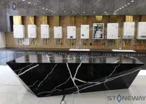 Quality 100% Full Polished Engineered Quartz Tile Anti Slip For Bathroom Floor wholesale