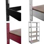 1200*600*1800 Storage Rack Shelves Holders 5 Tier Boltless Shelving Dish Rack