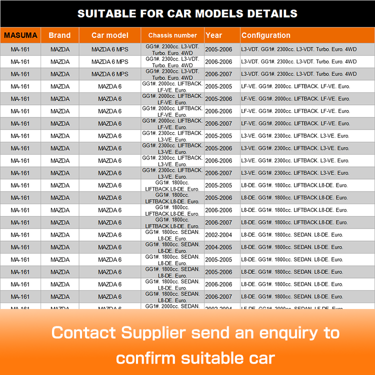 OE NO. 48780-48040 MAZDA ATENZA GJ6A-34-300C GJ6A-34-300D GJ6A-34-300E Universal Upper Control Arm