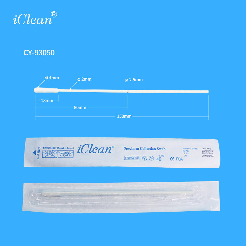 DNA Transport Medium Disposable Virus Sampling Tube With Swab Strip