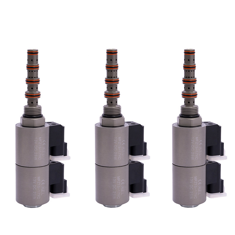 KSV08-58C-0-N electric hydraulic valve cartridge plug in 5 Way 3 Position Solenoid Valve