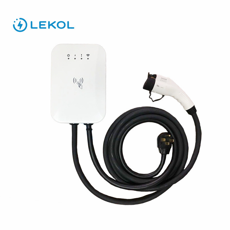 32A Type1 J1772 7kw Electric Car Charger Wall Mounted Outdoor Public Smart Fast Level 2