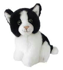 Quality Sitting Pose Black Cat Plush Toys wholesale