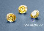 Rynthetic Yellow Moissanite Round , Flower , Star G or H In Color