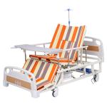 Good price ABS nursing bed hospital bed with toilet for patient and home nursing