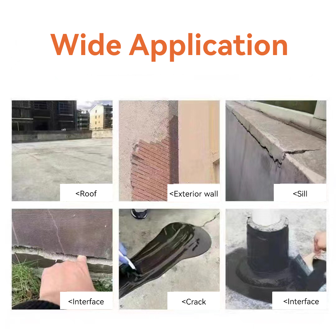 Viscous Building Waterproofing White Liquid Coating with State-of-the-Art Design