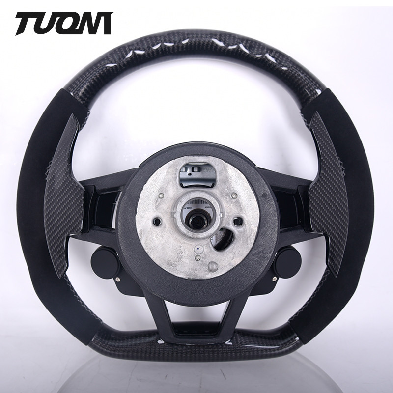 Upgrade Audi TTRS Carbon Fiber Steering Wheel Real Custom