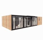 Customized Color Two Story Sturdy Container Bar Stall Mini 20 Foot Pop-up Store