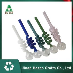 Quality Hookah Shisha SGS Colorful Borosilicate Oil Pipe wholesale