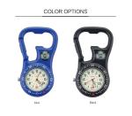 ALK Carabiner Clip Pocket Watch for Nurse Fob Hiking Climb Medical Sports