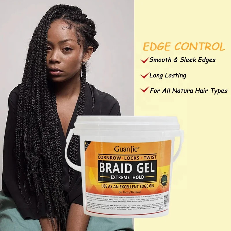 Locking Gel Twist Locks Hold Smooths Tames Frizz Flake Free Soft Finish Edge Control 56oz Styling Gel 24 Hour Hold