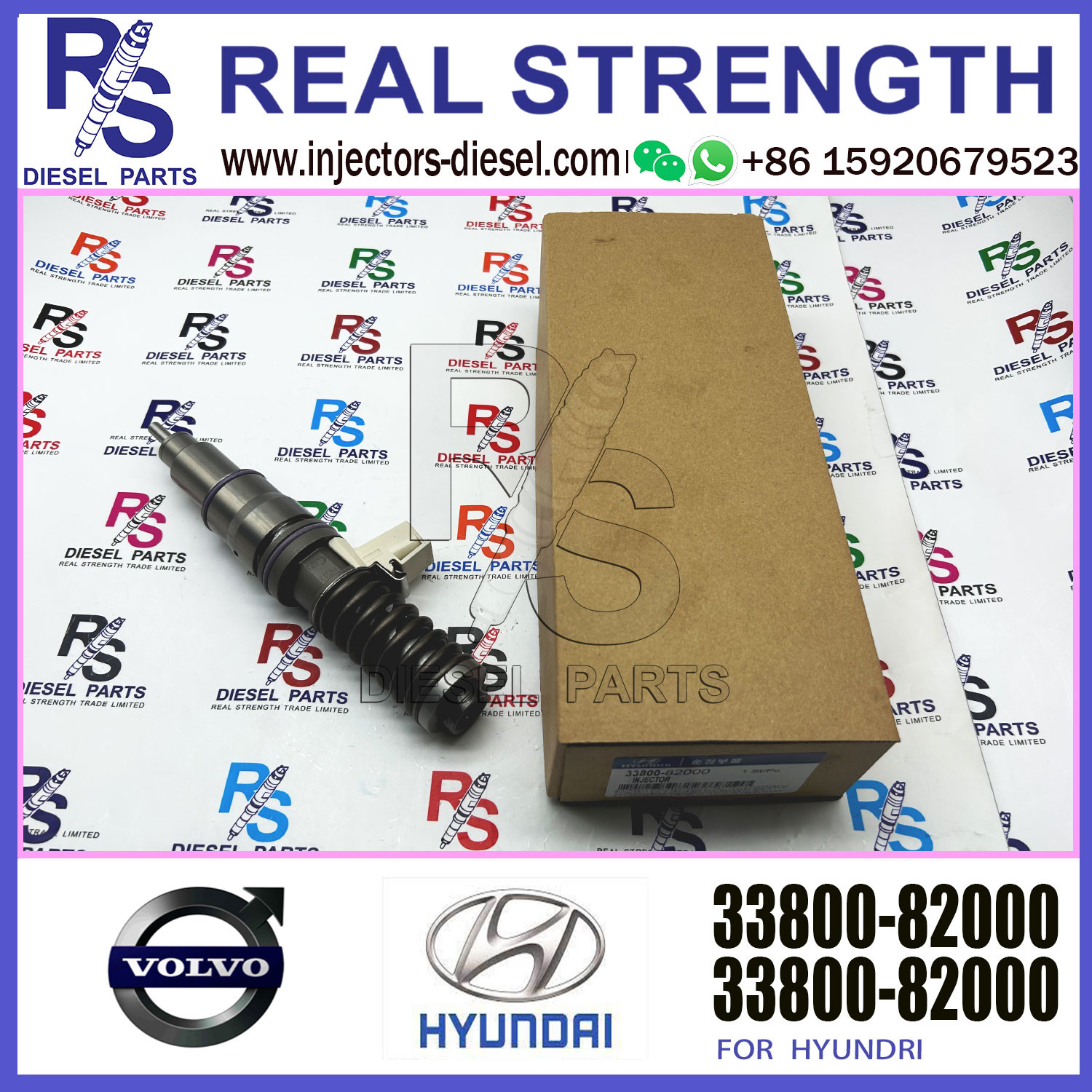 BEBE4D19001 Electronic Unit Injectors Diesel Fuel Common Rail Injector 33800-82000 For V-O-L-V