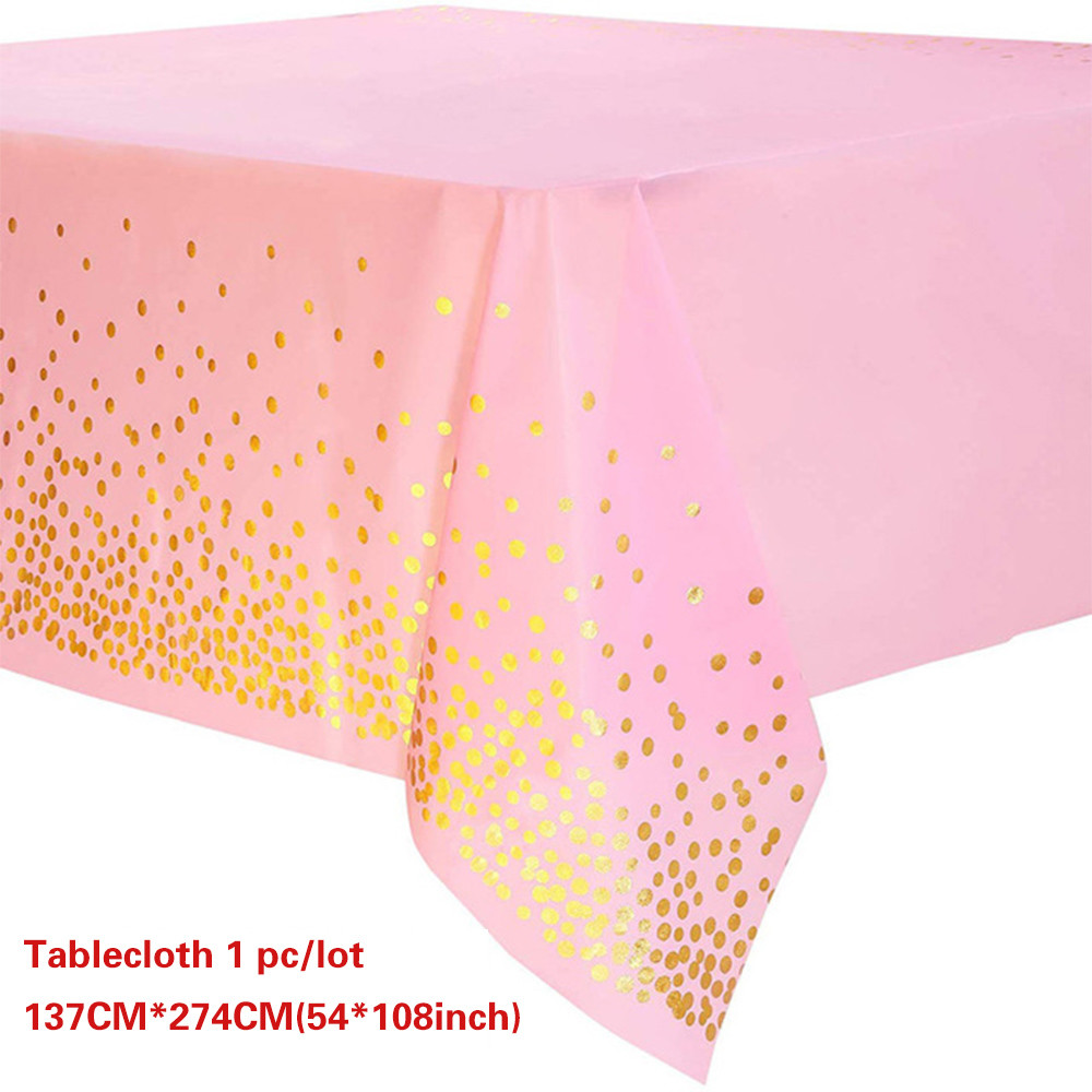 Custom Logo Printed Waterproof Banquet Tablecloths 137x274cm