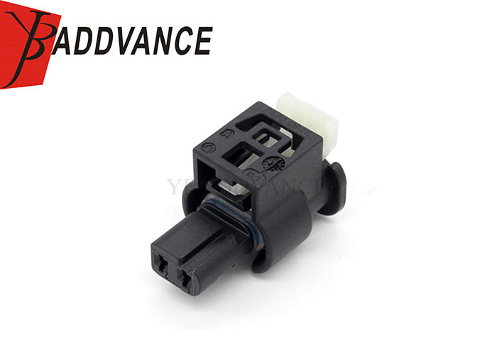 2 Pin Female Black Waterproof Automotive Connector Housing For Benz BMW Audi 7615487-03