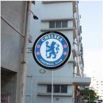 Wifi Advertising Screen SMD Logo Round Screen Outdoor P2.5 P4 Wall Hanging
