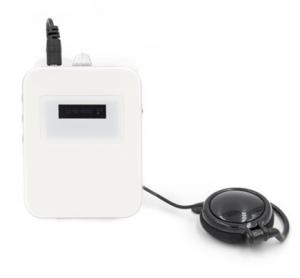 Quality White Color Digital Wireless Tour Guide System Pocket Size wholesale