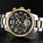Alloy Case Tourbillon Mechanical Watch Sports Automatic Mechanical Watch