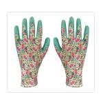 Small Hands Green Nitrile Dipping Protective Gardening Gloves