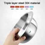 Multifunction Kitchen Cooking Food Pot 18/8 Stainless Steel Rice Pot Food Stock