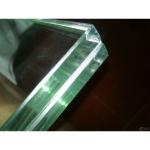 EVA PVB SGP Laminated Tempered Glass Clear Toughened Flat Curved 6.38mm To 40